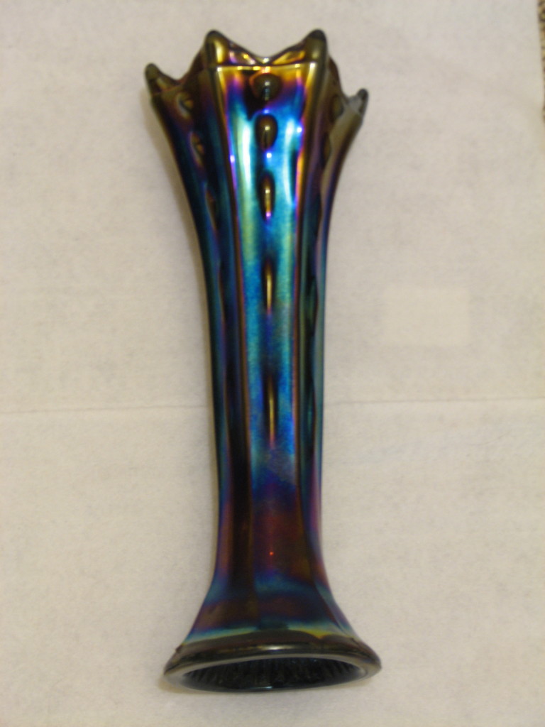 Dugan and Diamond Target Vases International Carnival Glass Association
